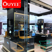 Latest Style Wooden Furniture Kiosk Commercial Cosmetics Mall Display